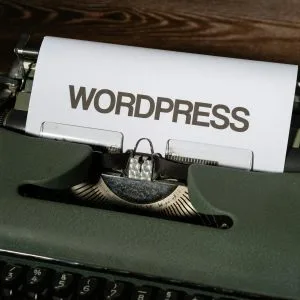 White Paper Printout in a Typewriter