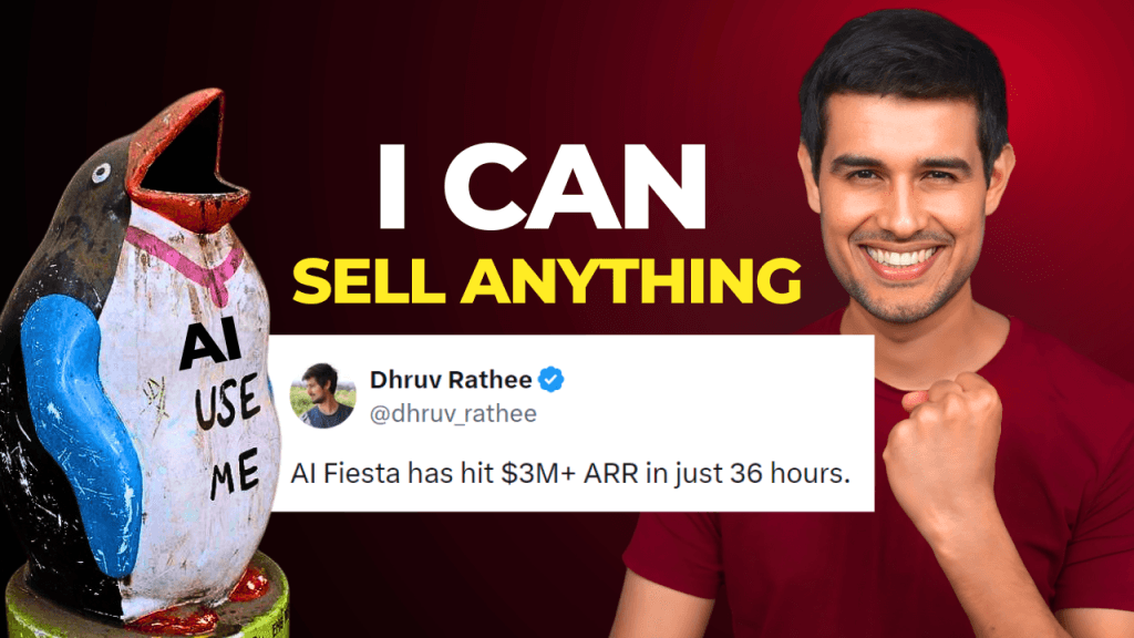 ai fiesta, dhruv rathee startup